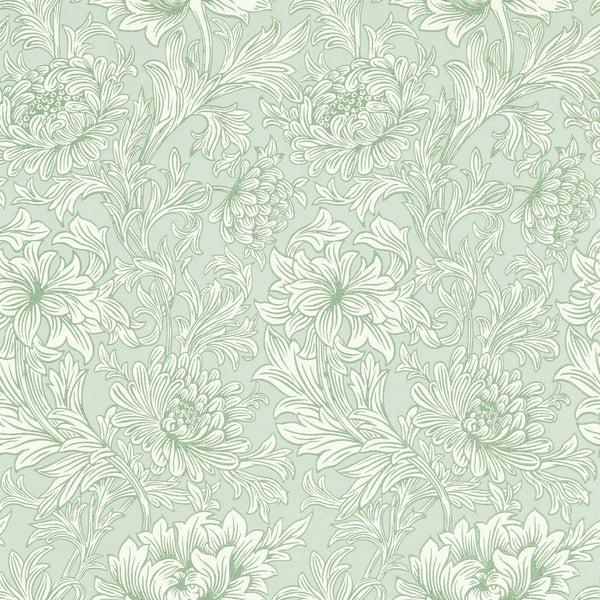 Chrysanthemum Toile Willow | Morris & Co.