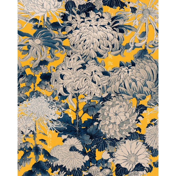 Chrysanthemums Yellow Wallpaper | Mind The Gap