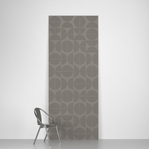 Circ Charcoal Gray | Hollywood Wallcoverings