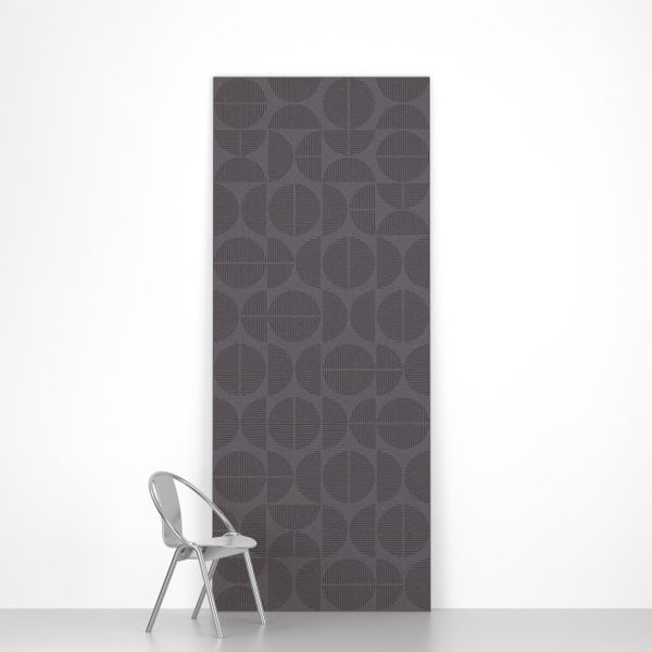 Circ Charcoal | Hollywood Wallcoverings