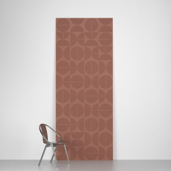 Circ Terracotta | Hollywood Wallcoverings