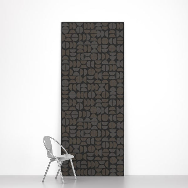 Circlet Charcoal | Hollywood Wallcoverings