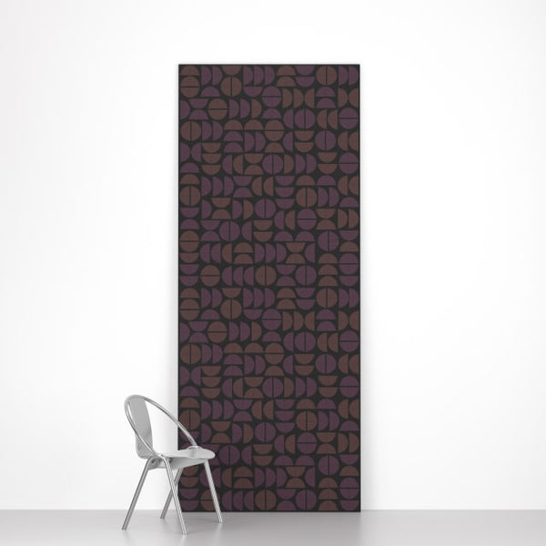 Circlet Purple Plum | Hollywood Wallcoverings