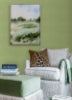 Citrus Green Classic Faux Grasscloth Peel and Stick Wallcovering | Jeffrey Stevens - Image 3