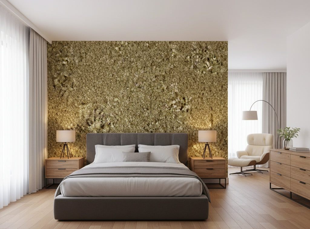 Clara House Gold Mica - bedroom room setting