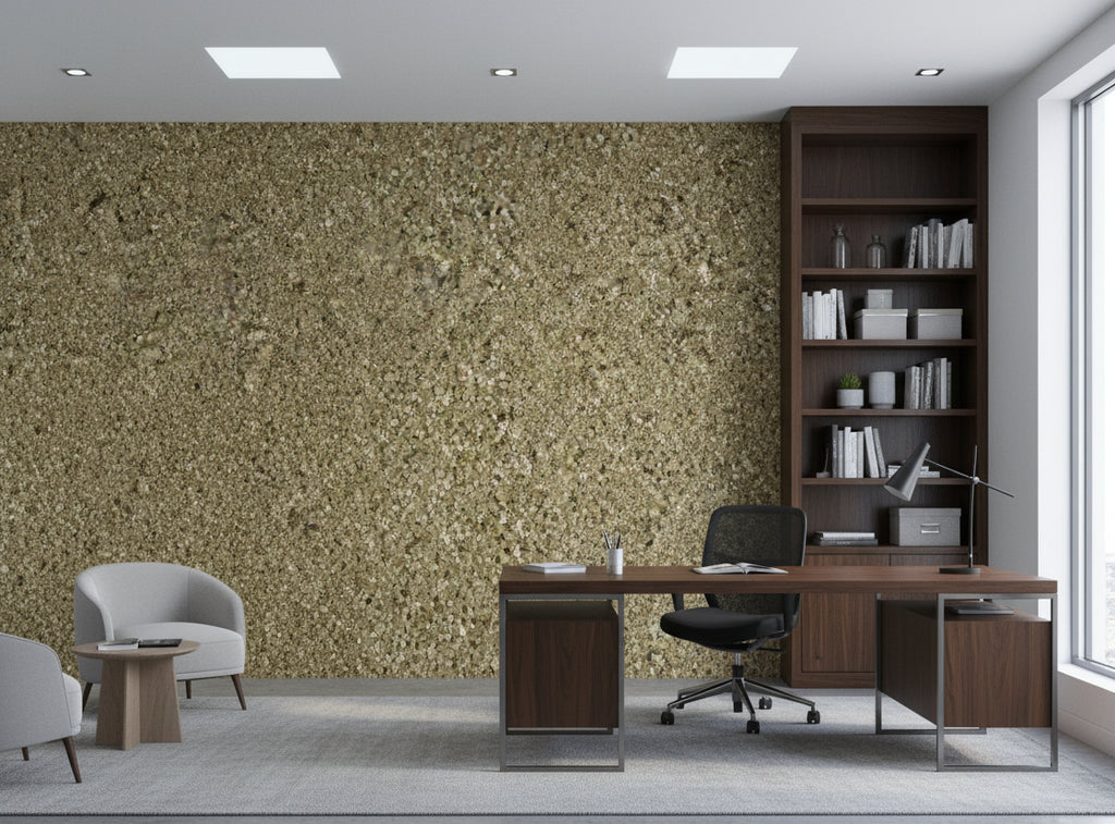 Clara House Gold Mica - office room setting