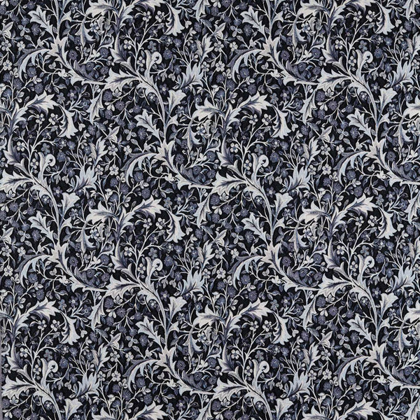 Clover & Vine Weave Indigo | Morris & Co.
