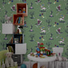 Clowning Around 1950's Wallpaper