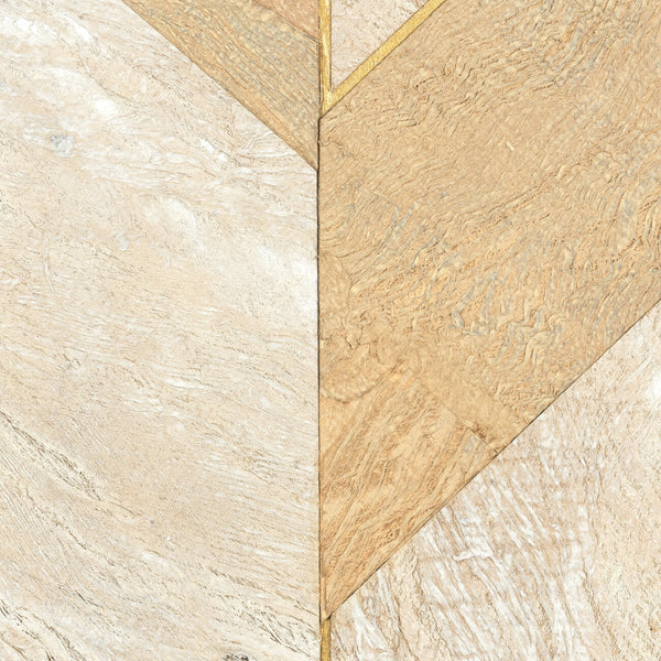 Murier Chevron Blanc Naturel Or | CMO Paris