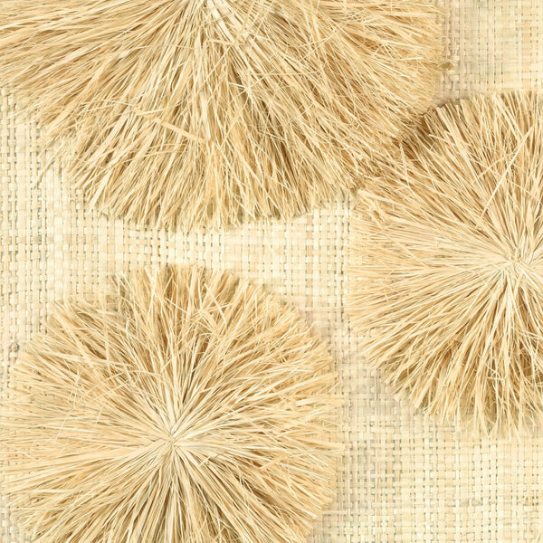 Raphia Rosace Naturel | CMO Paris
