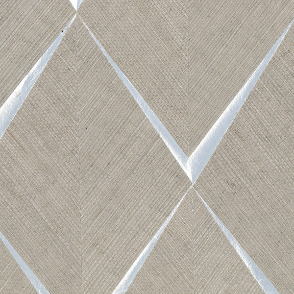 Sisal Losange Beige Argent | CMO Paris