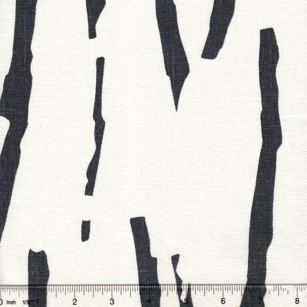 Coal on Off White Wallcoverings | Home Couture