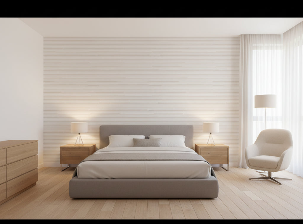 Cody Cantina Wallcovering - bedroom room setting