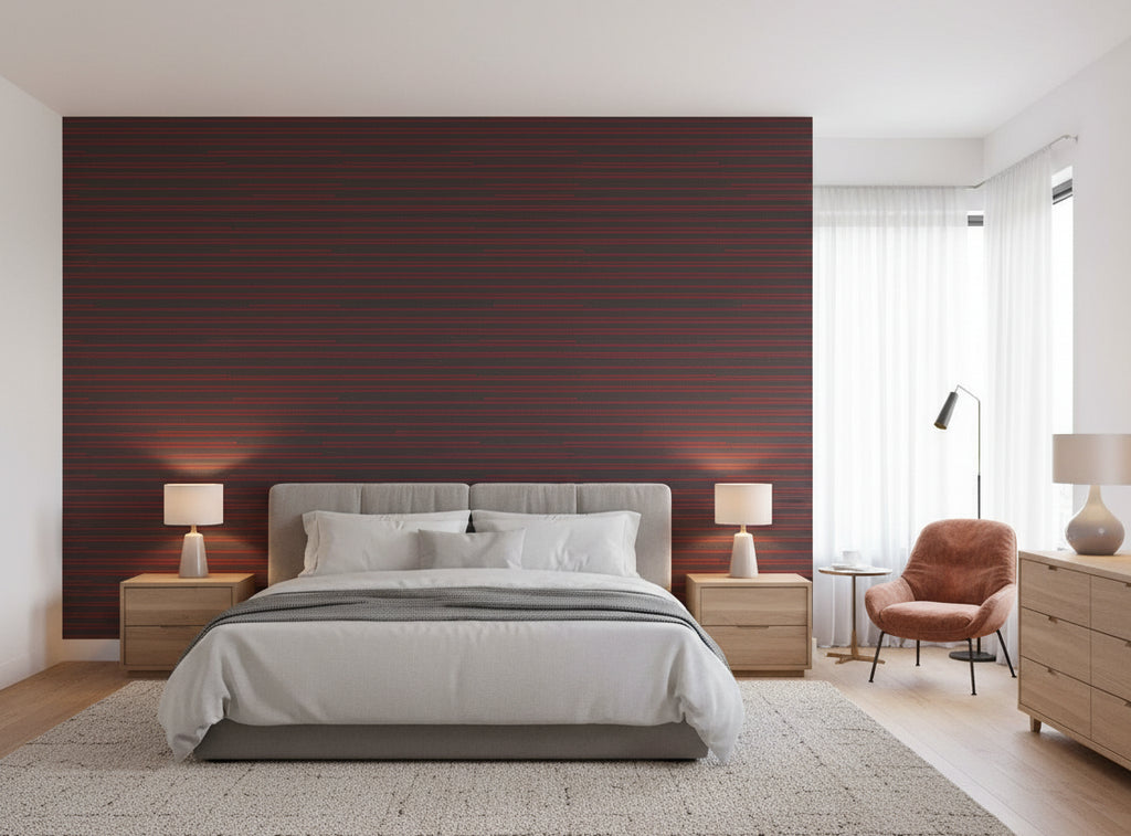 Cody Cantina Wallcovering - bedroom room setting
