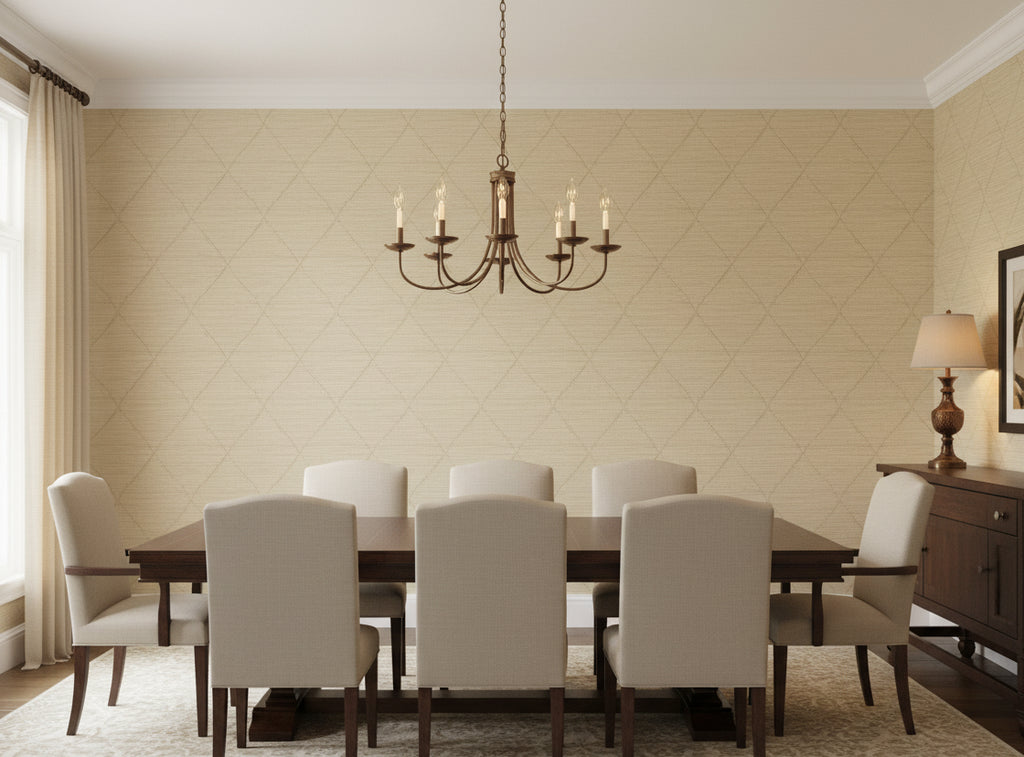 Cody Couture Wallcovering - dining room room setting