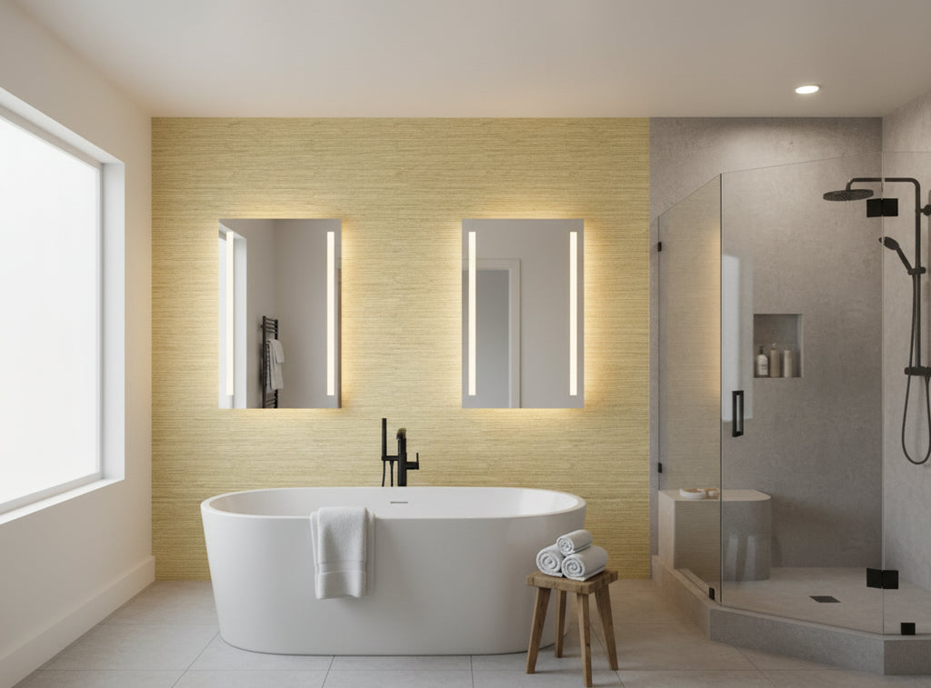 Cody Couture Wallcovering - bathroom room setting
