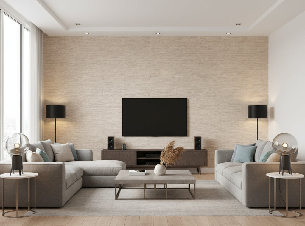 Cody Couture Wallcovering - living room room setting