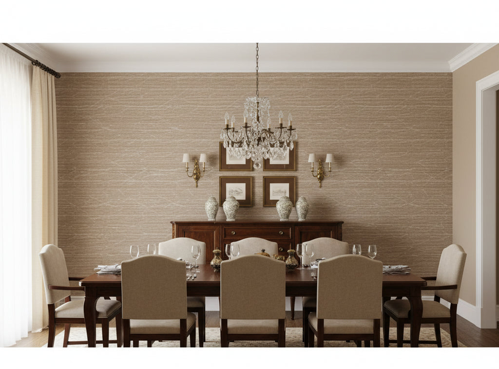 Cody Couture Wallcovering - dining room room setting