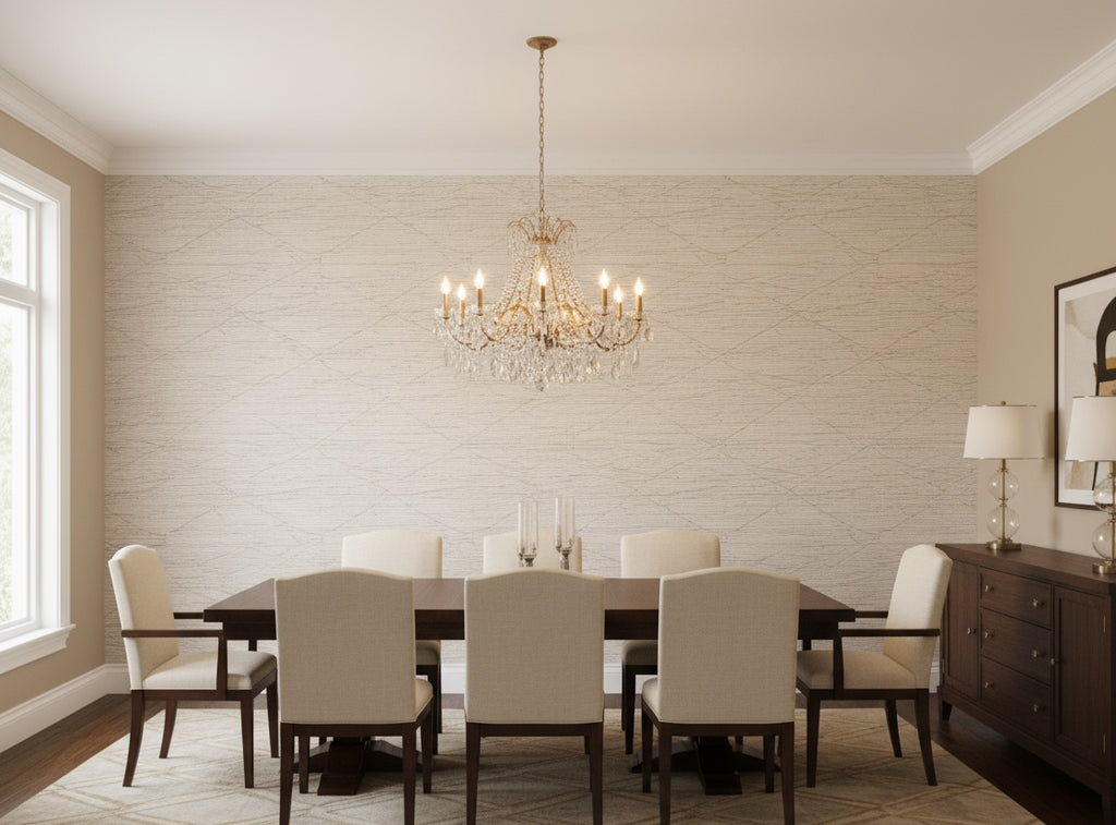 Cody Couture Wallcovering - dining room room setting