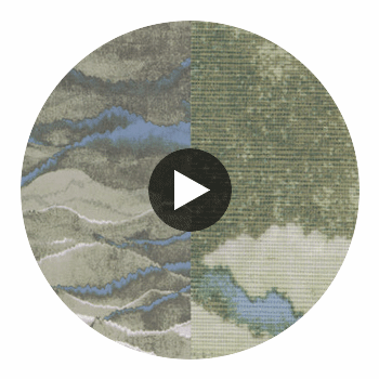 Coldwater Hills - Panels | Hollywood Wallcoverings Circular Swatch | Hollywood Wallcoverings