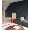 Collegiate Charcoal Stacked Slate Wallcovering | Jeffrey Stevens - Image 3