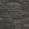 Collegiate Charcoal Stacked Slate Wallcovering | Jeffrey Stevens - Image 1