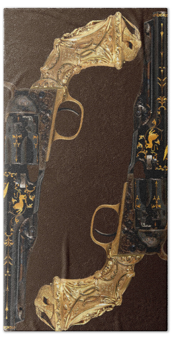 Colt Gun a Blazing - Beach Towel