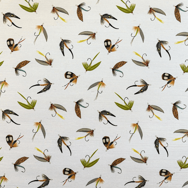 Come Fly With Me White Sisal Clear Run | Abnormals Anonymous Wallcovering