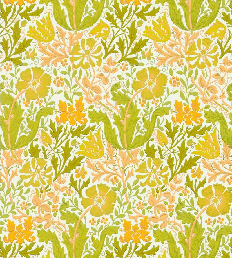 Compton Wallpaper Yellow Summer | William Morris