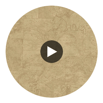 Conrad Beige Map Wallcovering Circular Swatch | LA Walls