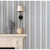 Cooper Denim Cabin Stripe Wallcovering | Jeffrey Stevens - Image 3