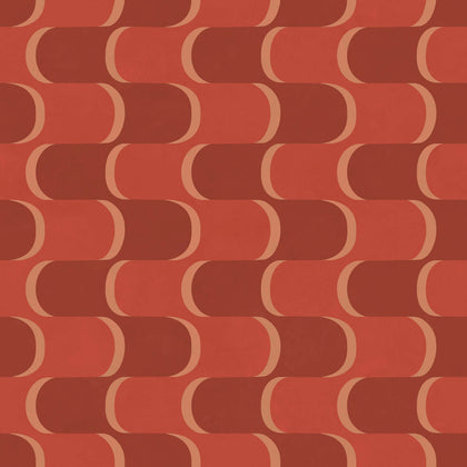 Copacabana Terracota Wallcovering | Tres Tintas