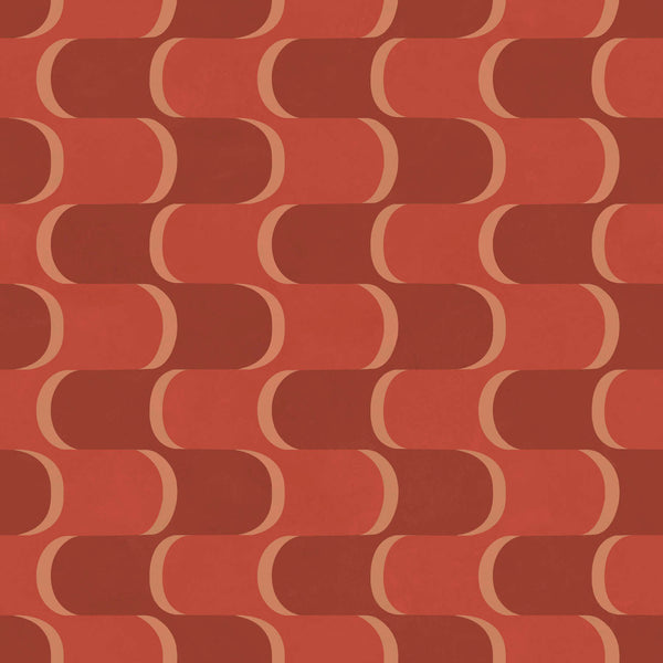 Copacabana Terracota Wallcovering | Tres Tintas