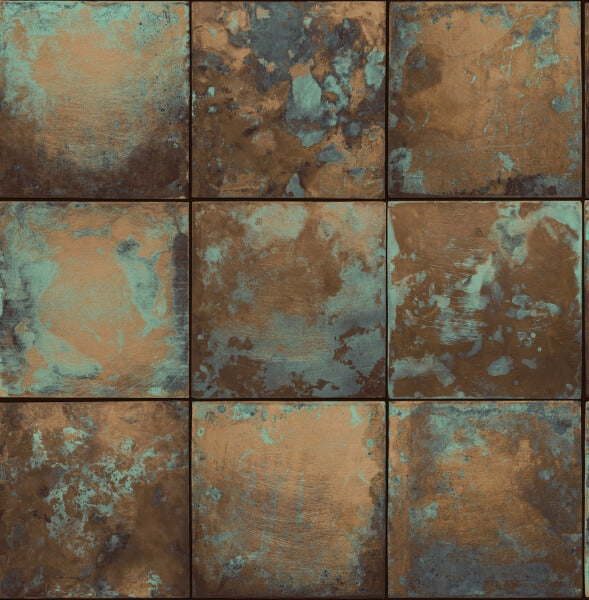 Copper Metal Sheet Peel and Stick Wallcovering | Jeffrey Stevens - Image 2
