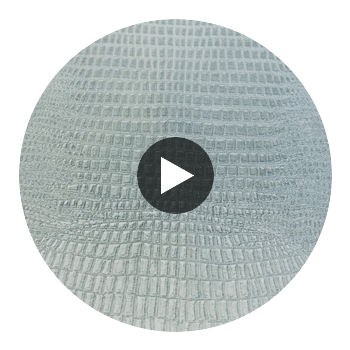 Crowley's Crocodile Animal Skin Emboss | Hollywood Wallcoverings Circular Swatch | Hollywood Wallcoverings