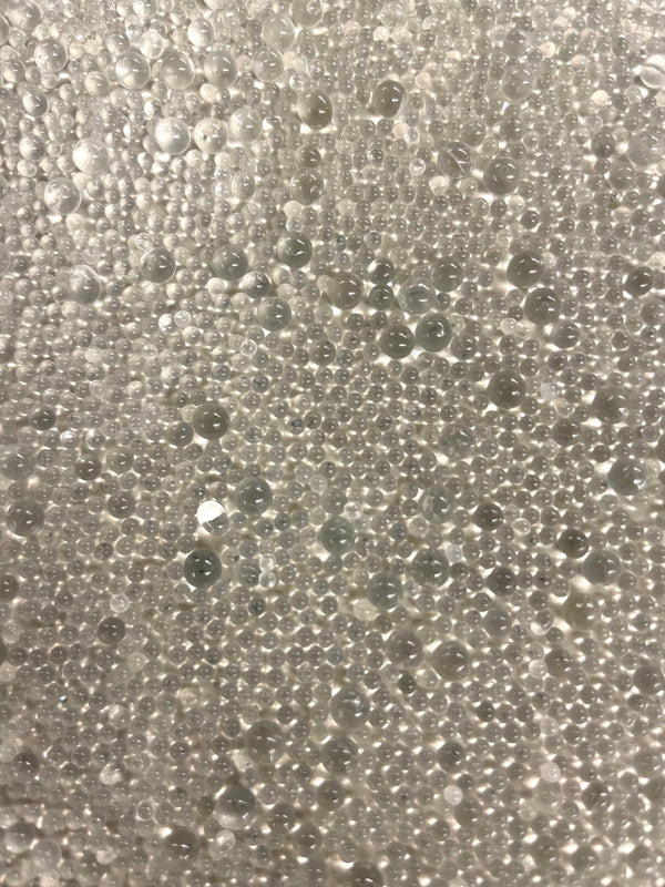 Gleaming Glambeads Blonde Metallic Glass Bead Wallcovering