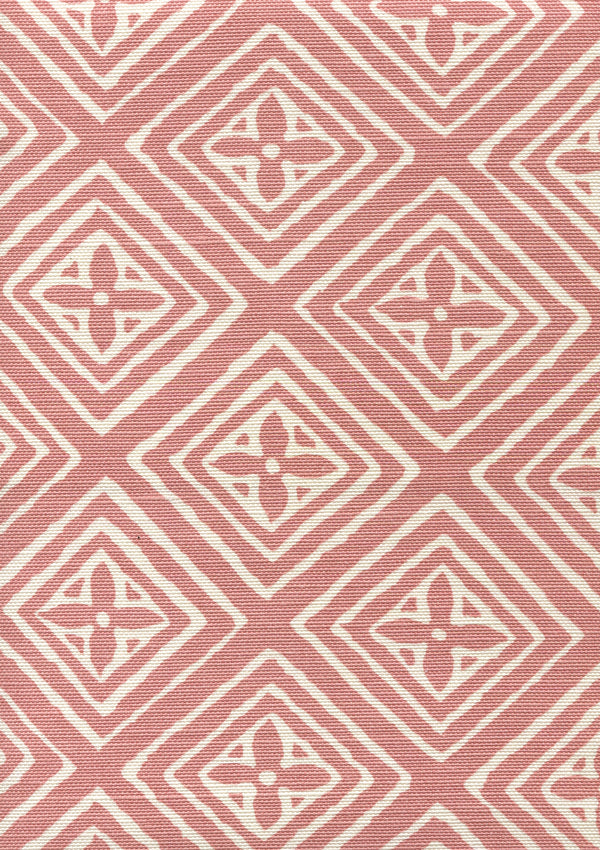 Fiorentina Coral on Tint Screen Printed - Taupe Fabric | China Seas