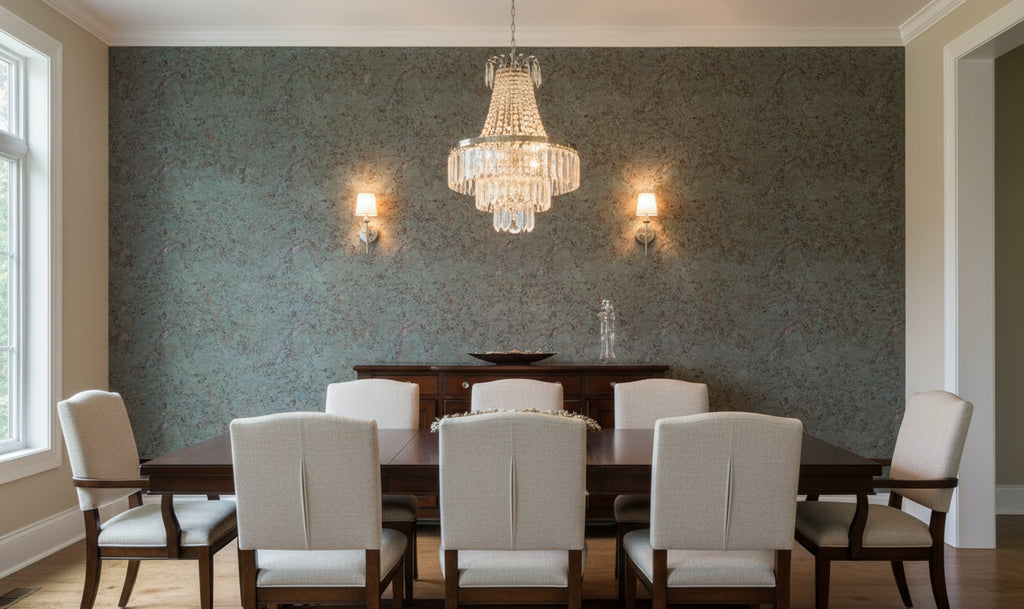 Corkytown Real Cork | Phillipe Romano - dining room room setting