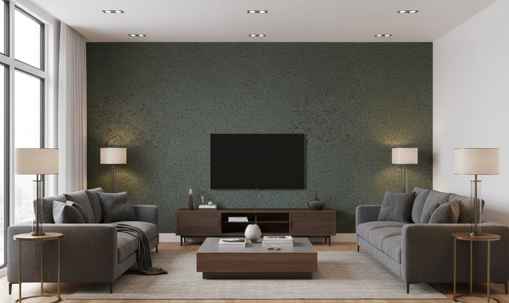 Corkytown Real Cork | Phillipe Romano - living room room setting