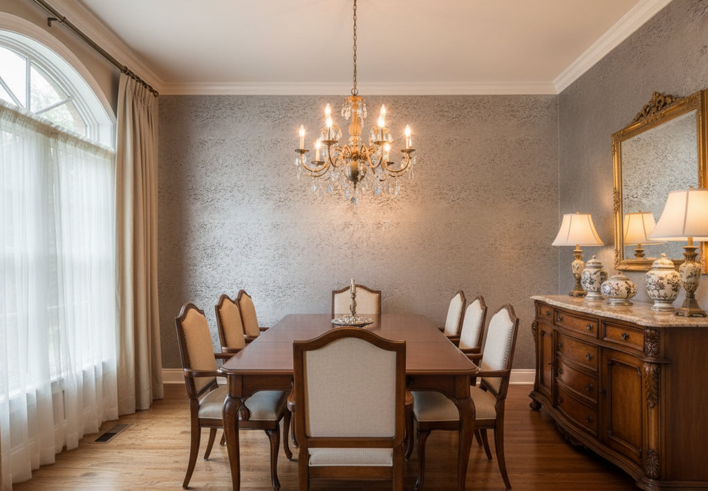 Corkytown Real Cork | Phillipe Romano - dining room room setting