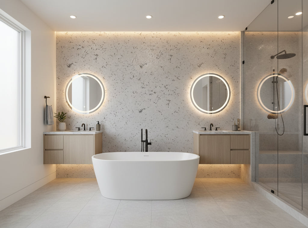 Corkytown Real Cork | Phillipe Romano - bathroom room setting