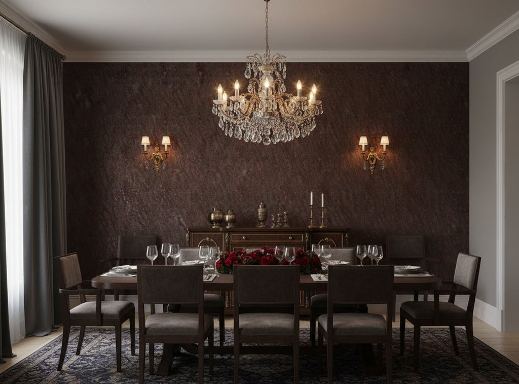 Corkytown Real Cork | Phillipe Romano - dining room room setting