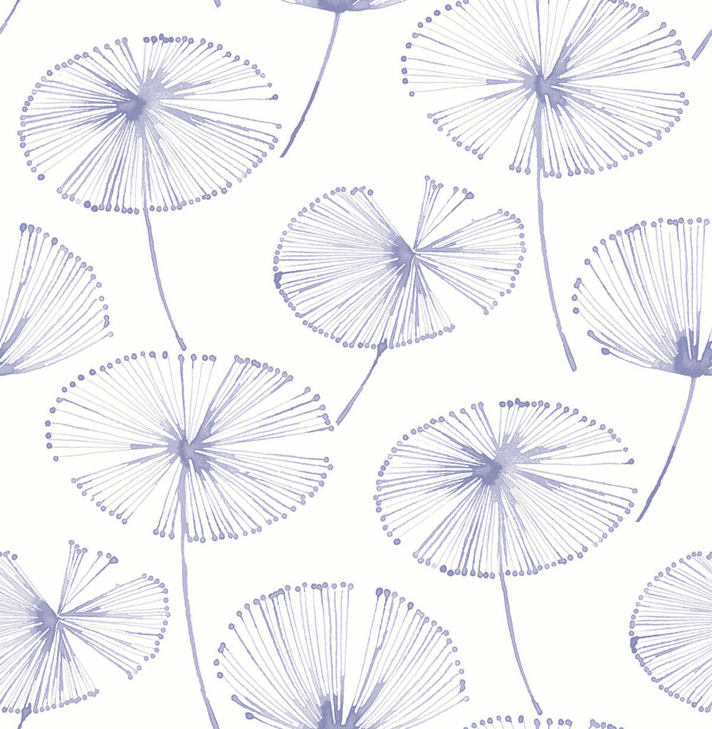 Cornflower Aya Flower Peel and Stick Wallcovering | Jeffrey Stevens - Image 1