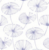 Cornflower Aya Flower Peel and Stick Wallcovering | Jeffrey Stevens - Image 1