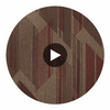 Cotes D'Amore Durable Vinyl | Hollywood Wallcoverings Circular Swatch | Hollywood Wallcoverings