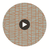 Cottondale Contemporary Durable Vinyl | Hollywood Wallcoverings Circular Swatch | Hollywood Wallcoverings