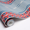 Crème Anglaise FRENCH RED & BLUE | Schumacher - Image 8