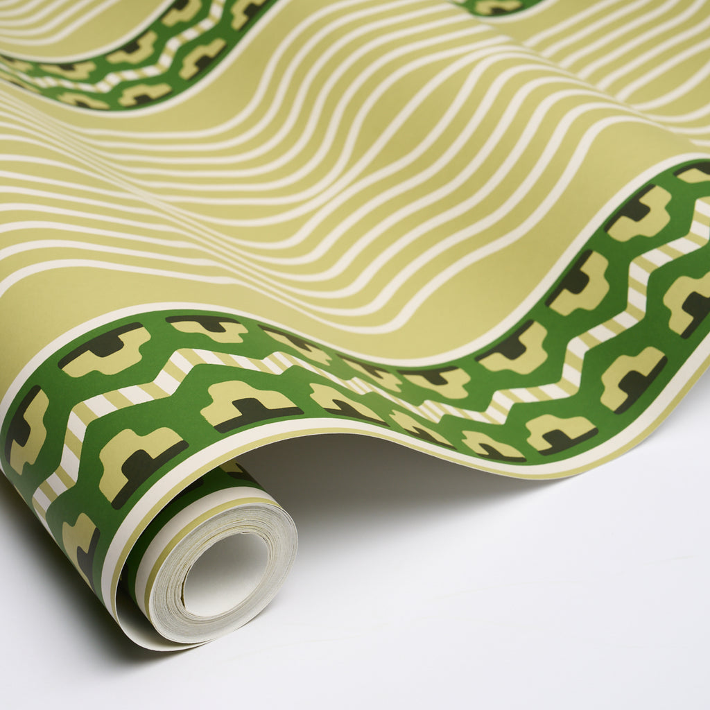 Crème Anglaise JUNIPER GREEN | Schumacher - Image 8