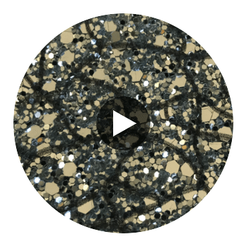 Crackle Glitter - Silver | Glitter Walls Circular Swatch | Glitter Walls