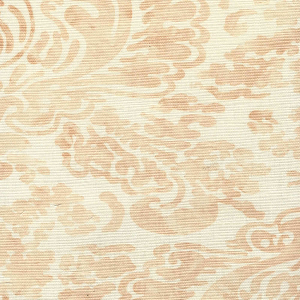 San Marco Cream on Tinted Screen Printed Fabric